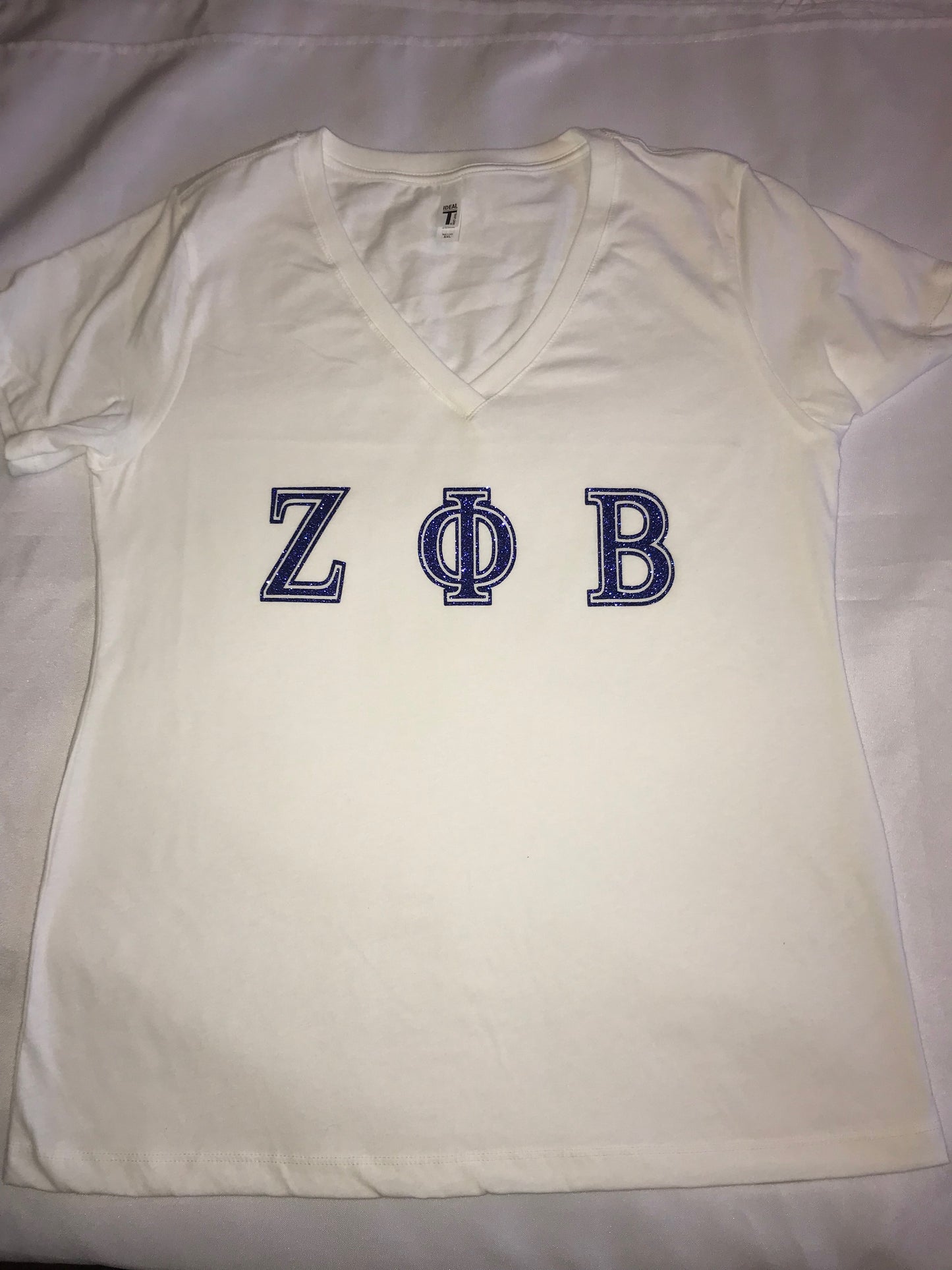Zeta Phi Beta Letters Tee
